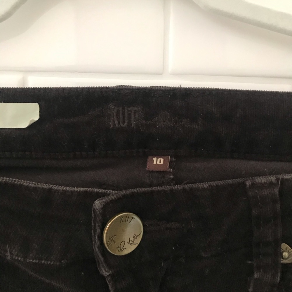 DARK BROWN Stretch Corduroy Skinnies - Picture 3 of 5